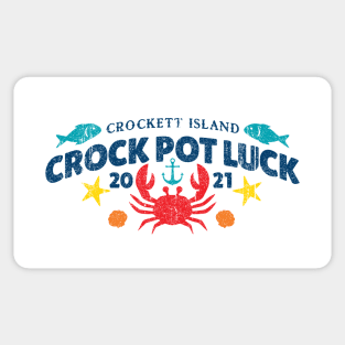 Crockett Island Crock Pot Luck (Variant) Sticker